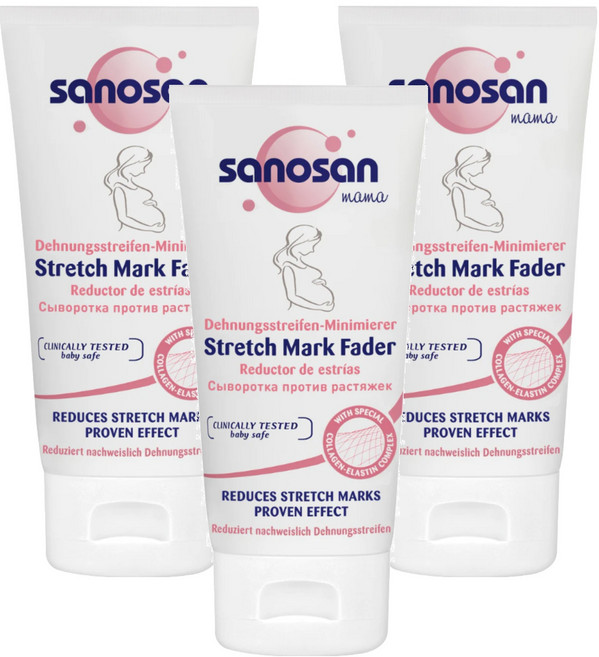 sanosan S孕女神多胜肽緊緻撫紋霜, 75ml, 3件