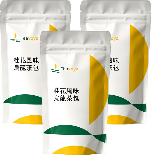 Teavoya 嘉柏茶業 桂花風味烏龍茶包, 3g, 20包, 3袋