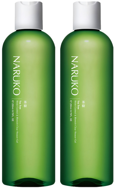 NARUKO 牛爾 台灣公司貨 茶樹淨涼沐浴膠, 250ml, 2瓶