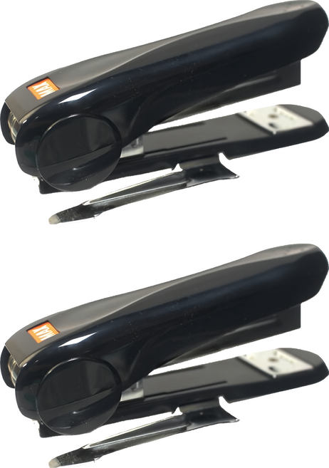 MAX 美克司 釘書機 HD-50R 帶除針器, 黑色, 2個