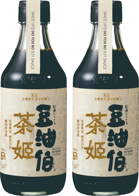豆油伯 茶姬釀造醬油, 300ml, 2瓶