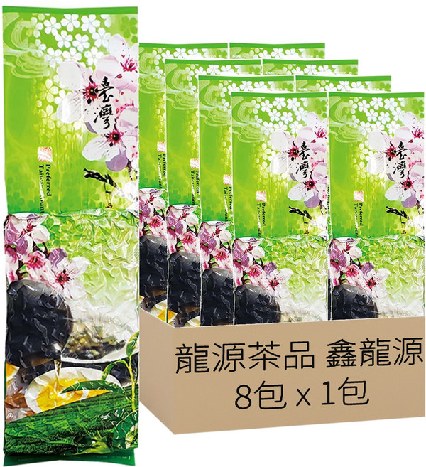 龍源茶品 鑫龍源 奇萊山特選手採高冷青茶, 150g, 2包, 4組