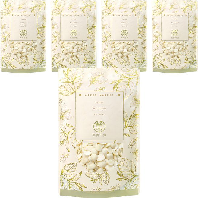 GreenMarket 菓青市集 杏仁片/南杏, 300g, 5包