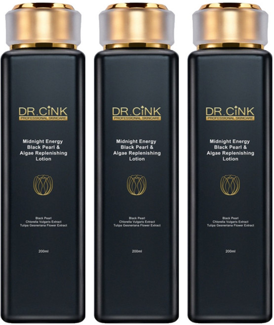 DR CiNK 達特聖克 頂粹創生夜后黑藻煥顏露, 3瓶, 200ml