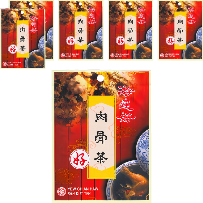 游建好 肉骨茶湯滷包 純天然中藥材調製 無添加化學物料及防腐劑, 50g, 6包