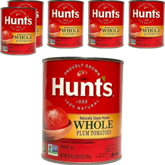 Hunt's 整粒蕃茄 罐頭, 794g, 6罐