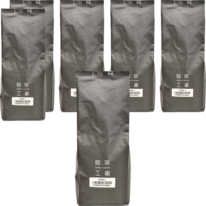 咖啡工廠 G1咖啡豆 特選藍山風味 40年老師傅監製 國際咖啡師定期杯測 工廠直營, 咖啡豆(無研磨), 450g, 6包