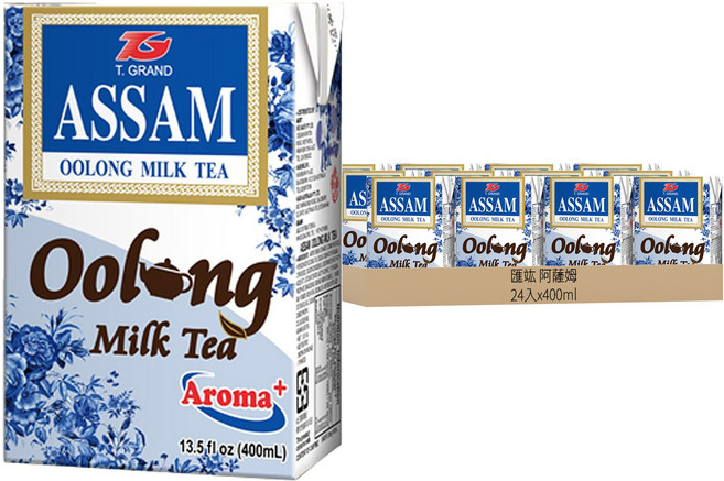 匯竑 阿薩姆 奶茶 雙茶會, 400ml, 24入
