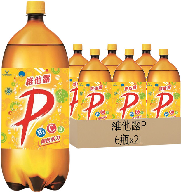 維他露P 汽水, 2L, 6瓶