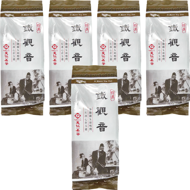 天仁茗茶 鐵觀音茶, 187.5g, 1包, 5包