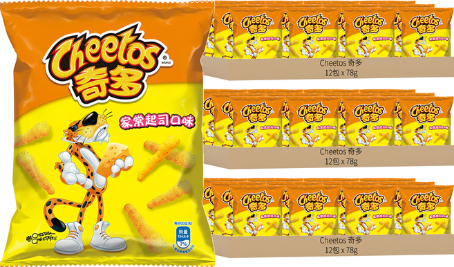 Cheetos 奇多 家常起司口味玉米棒, 78g, 36包