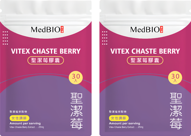 MedBIO 美百優 聖潔莓膠囊, 500mg, 30顆, 2包