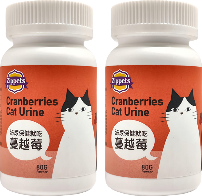 Zippets 吉沛思 貓貓蔓越莓保健粉, 2罐