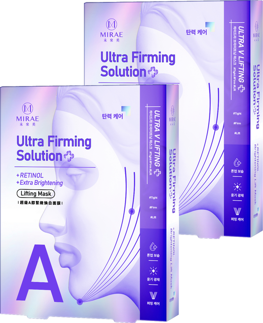 MIRAE 未來美 台灣公司貨 超級A醇緊緻煥白面膜 27ml, 3片, 2盒
