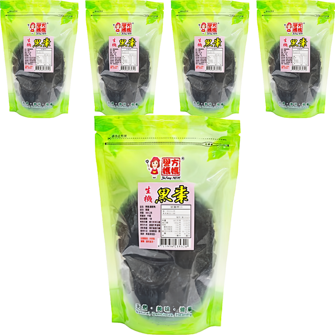 譽方媽媽 生機黑棗, 300g, 5包