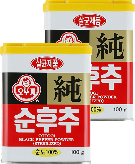 OTOKI 不倒翁 黑胡椒粉, 100g, 2罐