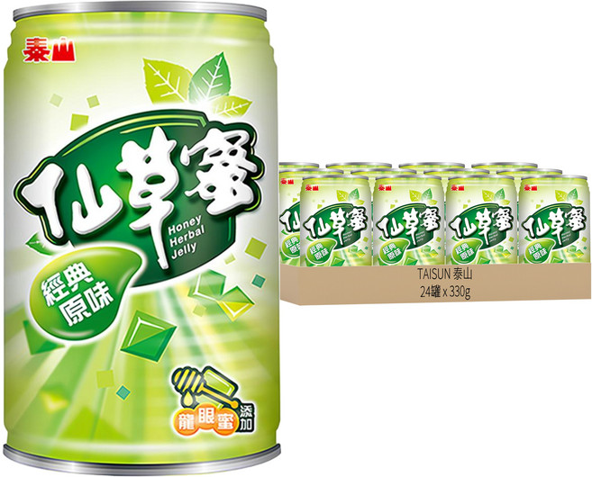 TAISUN 泰山 仙草蜜, 330g, 24罐