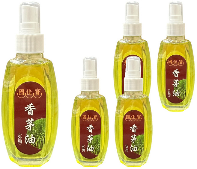 天然香茅油噴霧 居家戶外防蚊驅蟲 清新除臭好幫手, 120cc, 5瓶