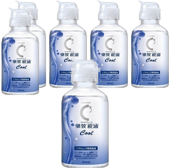 ROHTO 樂敦 視涵 水感多效保養液 清涼滋潤, 100ml, 6瓶