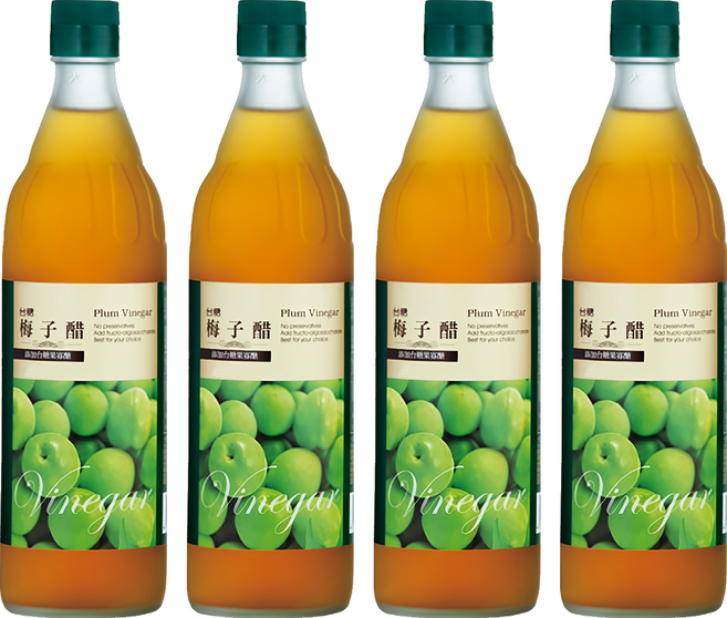 台糖 梅子醋, 4個, 600ml