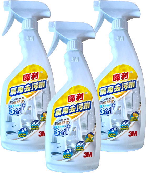 3M 魔利 萬用去污劑, 500ml, 3瓶