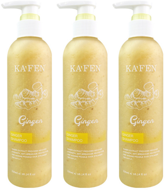 KA'FEN 卡氛 生薑韌髮頭皮洗髮精, 250ml, 3瓶
