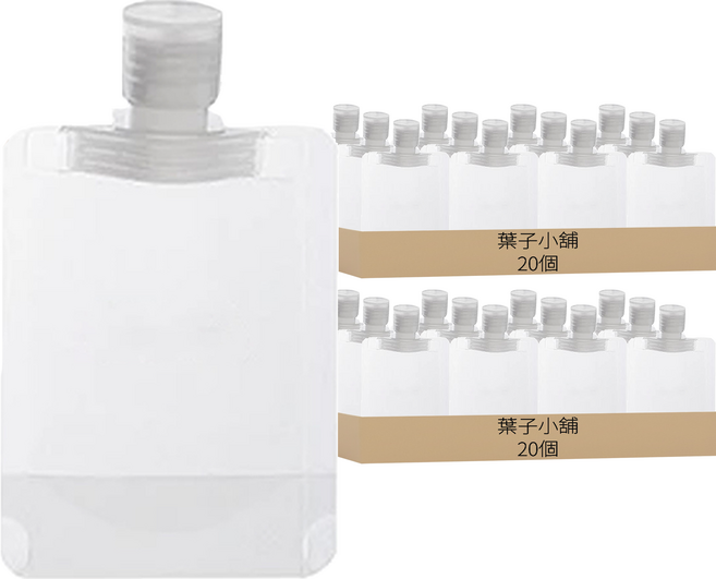 葉子小舖 旅行分裝袋 50ml, 單色, 40個