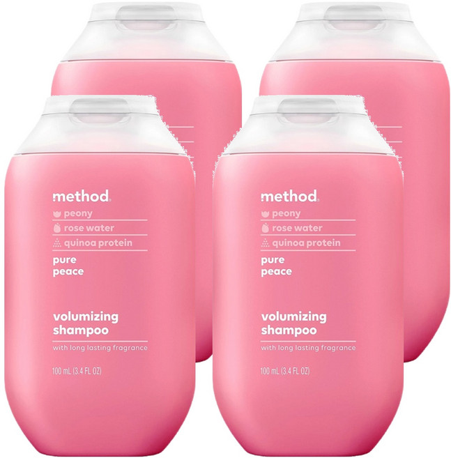 method 美則 感官洗髮乳 純粹寧靜, 100ml, 4件