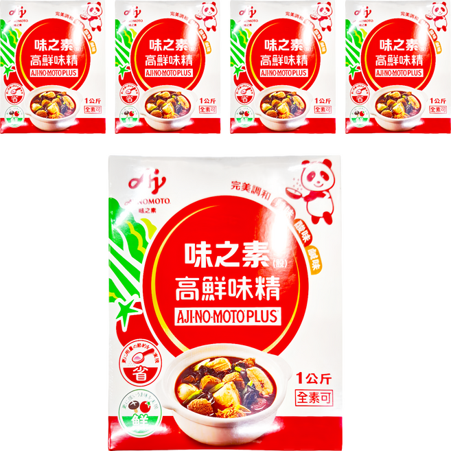 AJINOMOTO 味之素 高鮮味精, 1kg, 5盒