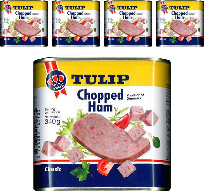 TULIP 火腿餐肉, 340g, 5罐
