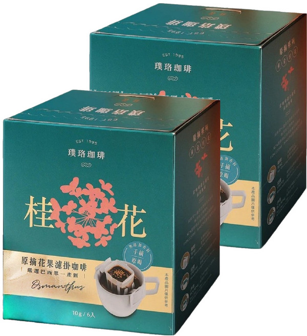 璞珞珈琲 桂花原摘花果濾掛咖啡, 10g, 2個, 6個裝