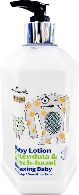 Hallmark 怪獸派對 自然之萃全面修護乳 北鼻香 含金盞花、金縷梅及燕麥三重草本舒膚精華, 600ml, 1瓶