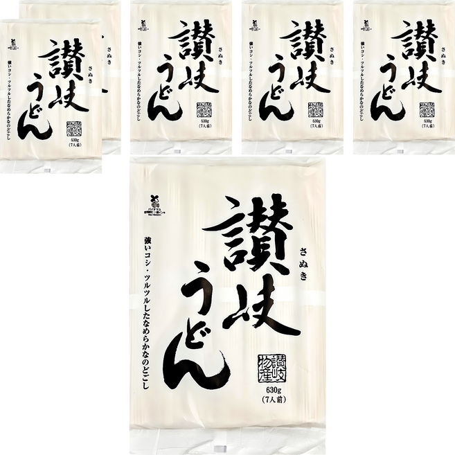 讃岐物產 讚歧烏龍麵, 630g, 6包