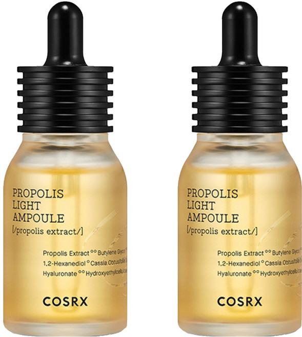 COSRX 台灣公司貨 蜂膠蜜光安瓶, 30ml, 2瓶