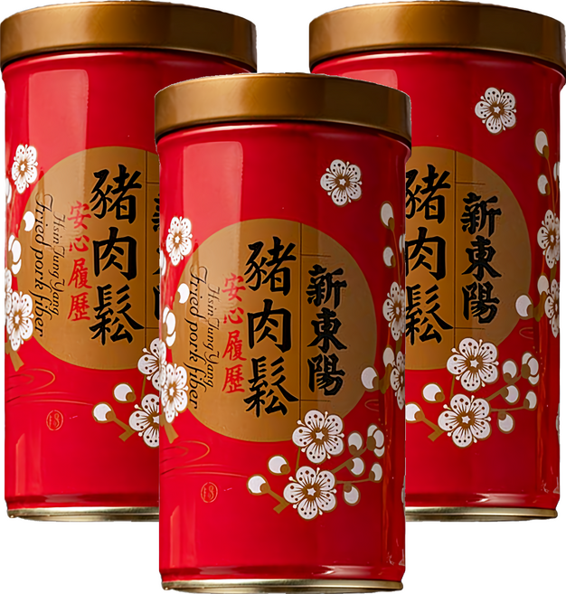 新東陽 安心履歷豬肉鬆, 270g, 3罐