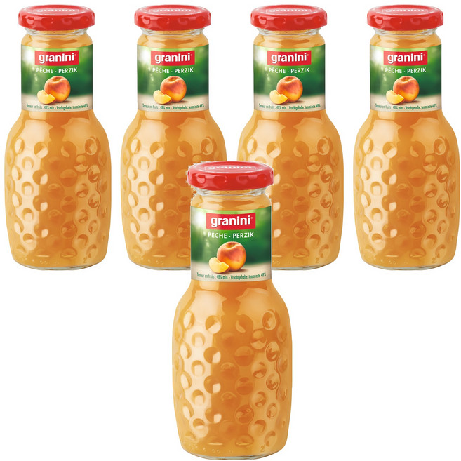 granini 法國酒窩水蜜桃汁, 250ml, 5瓶