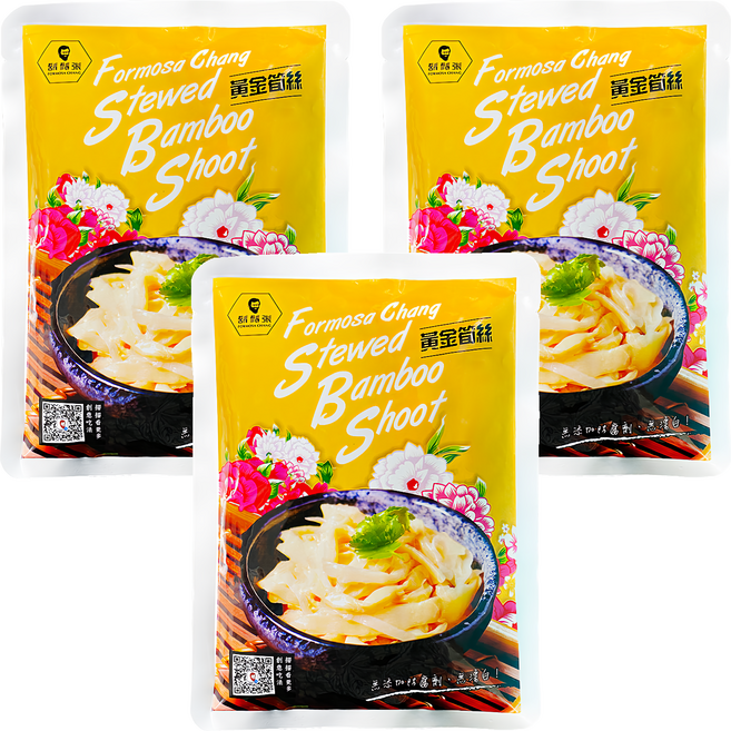 鬍鬚張 黃金筍絲, 250g, 3包