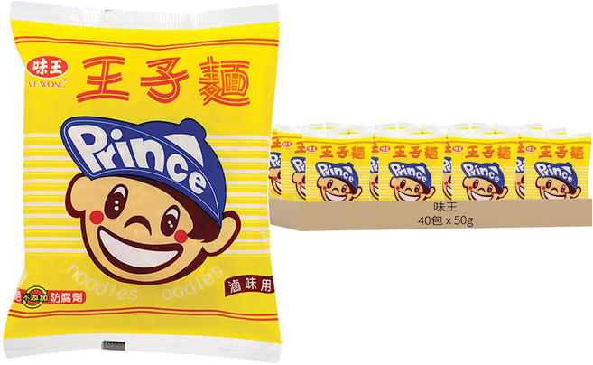 味王 王子麵 滷味用, 40包