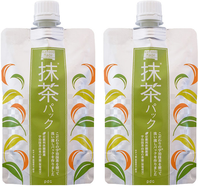 pdc 抹茶面膜 深層清潔淨化毛孔汙垢 日本原裝進口, 2包, 1入