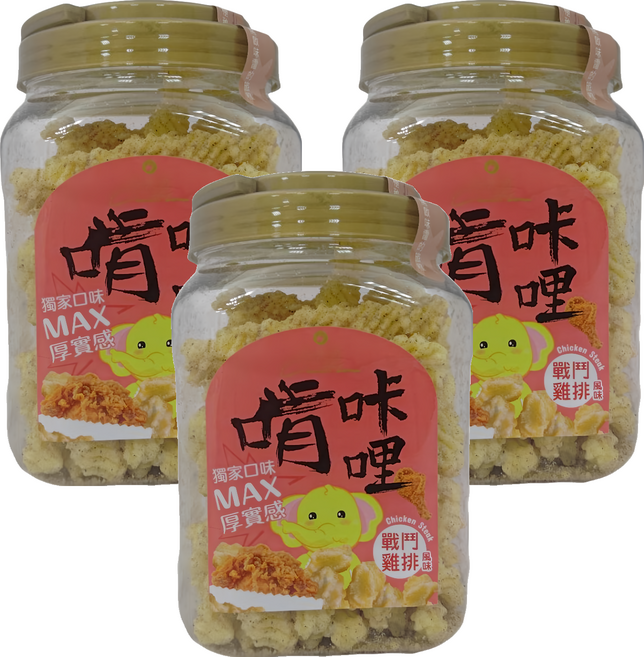 C'est bon 法米滋 啃咔哩 戰鬥雞排風味, 200g, 3個