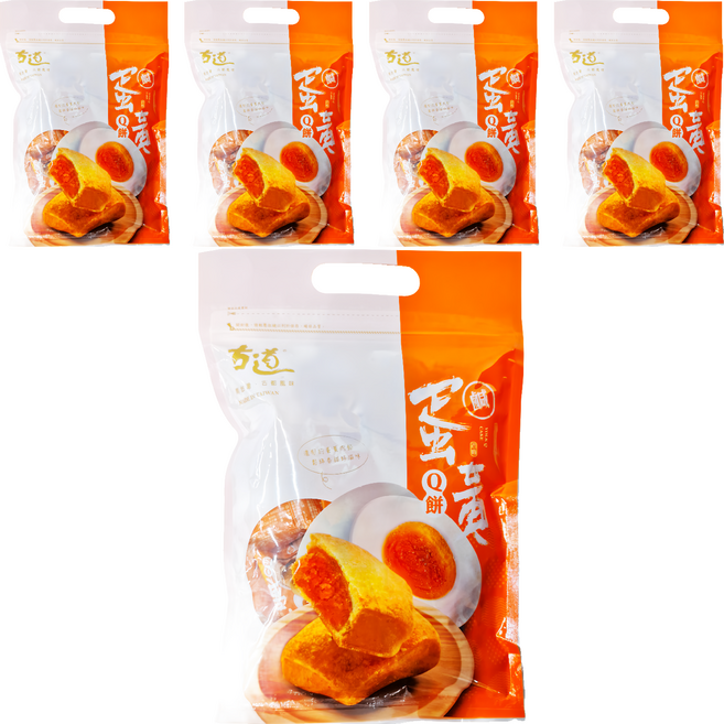 古道鳳梨酥 鹹蛋黃Q餅, 260g, 5包