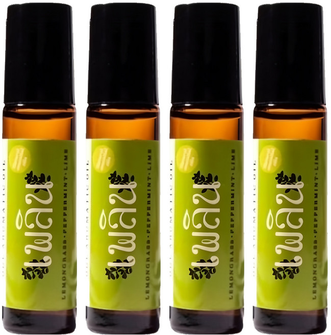 ANONA 精油滾珠瓶 Plern 悅然, 10ml, 4瓶