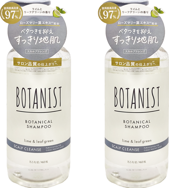 BOTANIST 頭皮清潔洗髮乳 萊姆&綠葉, 460ml, 2瓶