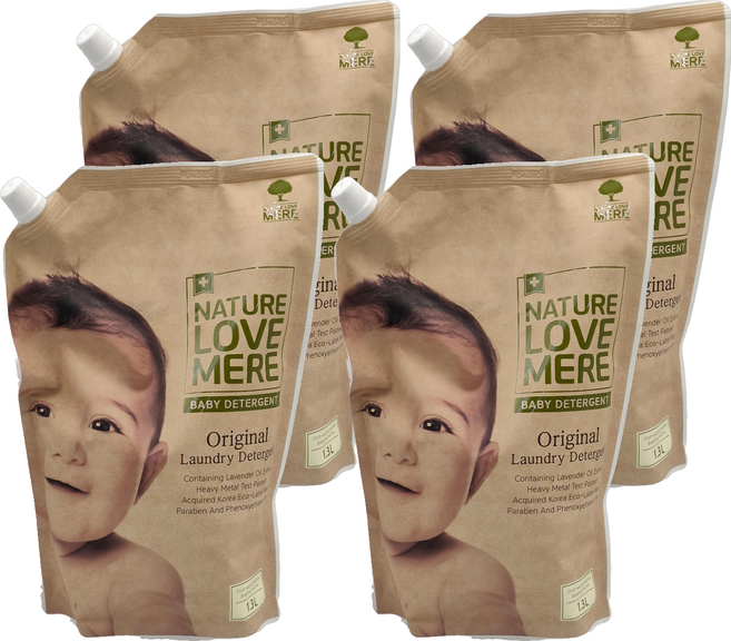 NATURE LOVE MERE 林貝兒低敏洗衣精, 1.3L, 4包