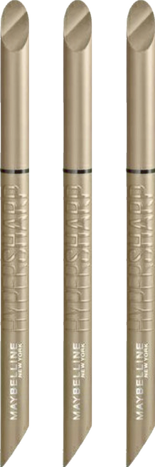 MAYBELLINE 媚比琳 台灣公司貨 36H極限持久激細抗暈眼線液 0.4g, 冷萃裸棕, 3件