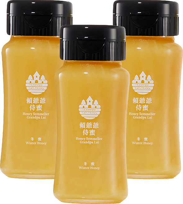 賴爺爺蜜蜂小森林 侍蜜系列 冬蜜, 380g, 3瓶