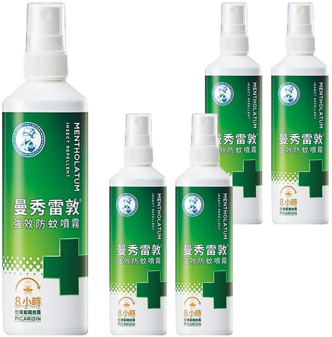 MENTHOLATUM 曼秀雷敦 強效防蚊噴霧, 120ml, 5瓶