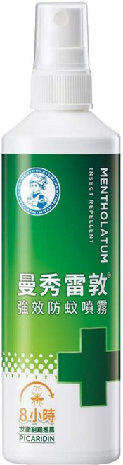MENTHOLATUM 曼秀雷敦 強效防蚊噴霧 多蚊種長效防蚊8小時, 60ml, 1瓶