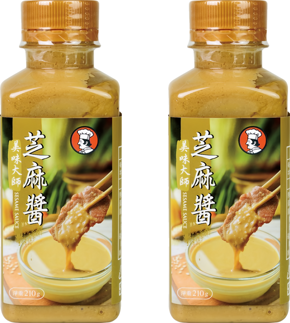 CHEF'S CHOICE 美味大師 芝麻醬, 210g, 2瓶