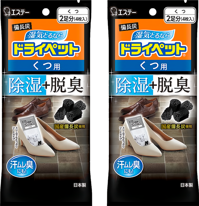ST 雞仔牌 Drypet 備長炭鞋用除濕脫臭包, 84g, 2包